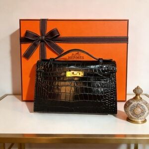 Hermès Kelly Pochette in Black